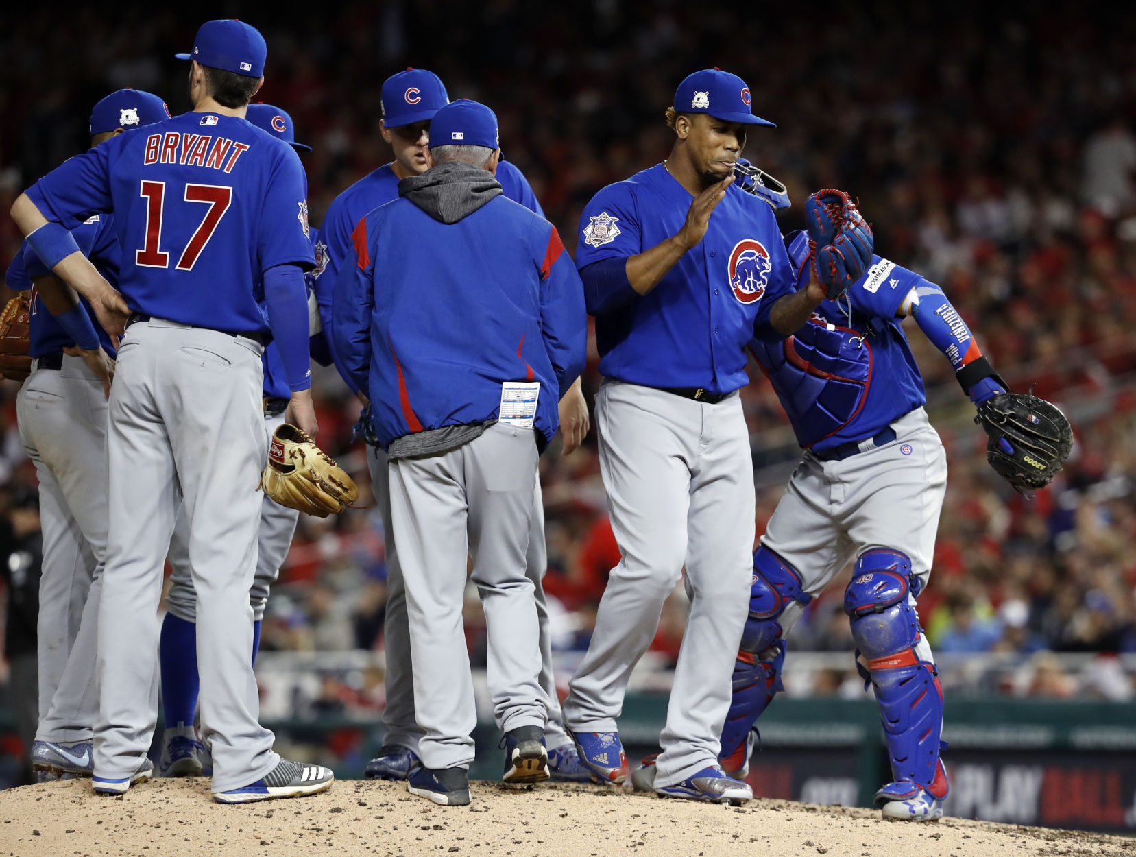 NLDS Cubs Nationals Baseball